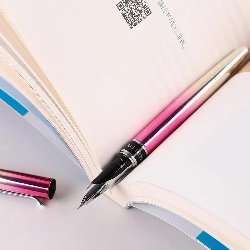 

Перьевая ручка Lanbitou 3072, металлическая чернильная ручка EF перо, конвертер, наполнитель, деловые канцелярские принадлежности, офисные дизайн...