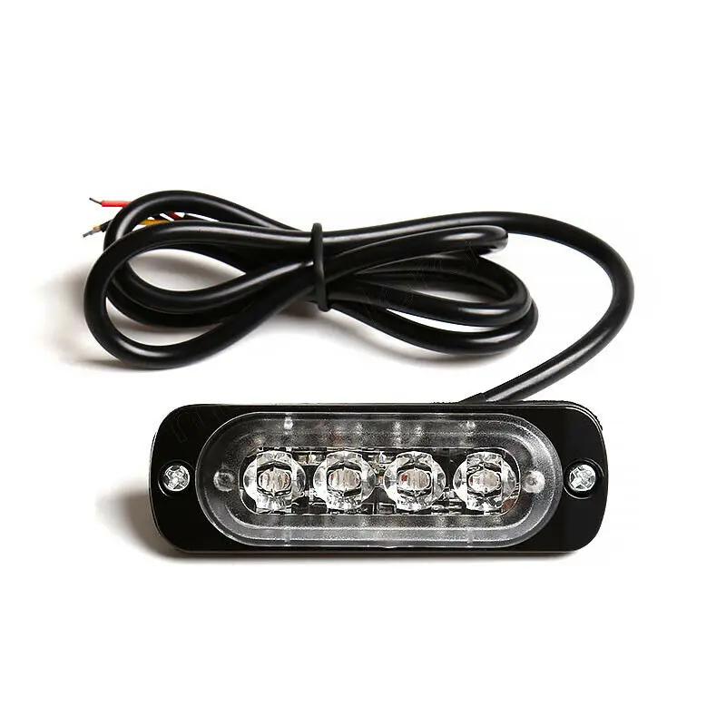 4 шт. светодиода аварийный маячок 12 В 24 водонепроницаемый|Система освещения для