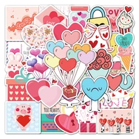 103050pcs cartoon diy valentines day sweet ins wind graffiti stickers laptop luggage creative stickers wholesale