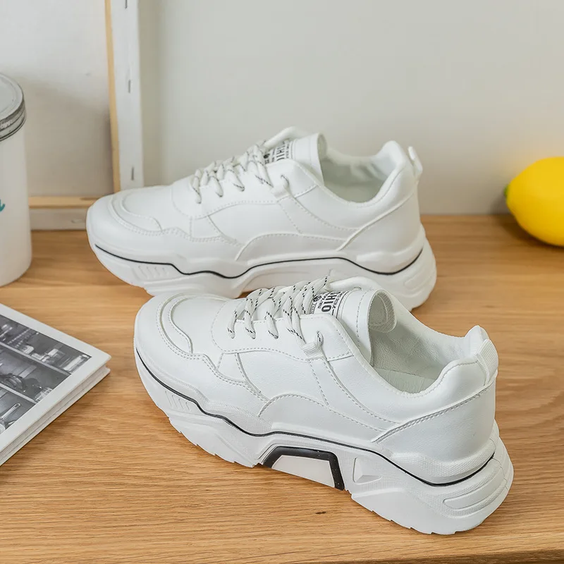 Новинка 2019 года Дизайнерские кроссовки женская повседневная обувь на платформе