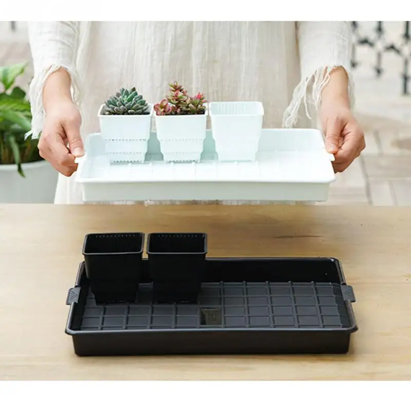 Держатель для воды суккулентов поднос цветочных горшков прочная Толстая