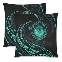 hawail coat of arms pillow covers pillowcases throw pillow cover home decoration 01