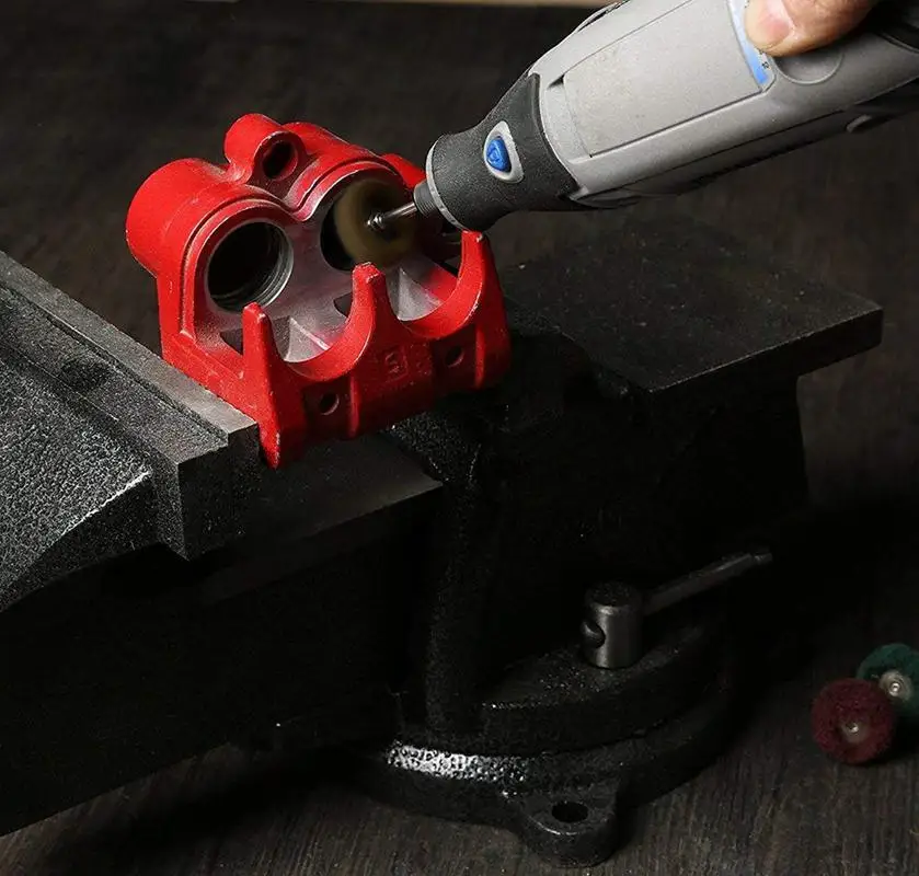 25 мм коричневый 120 абразивной полировки полировальные круги Burr Для Proxxon Dremel