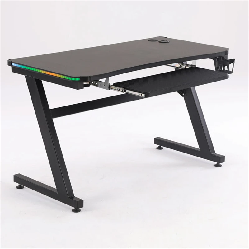 Игровой стол 100x60x73 см черный компьютерный для спальни домашний игровой