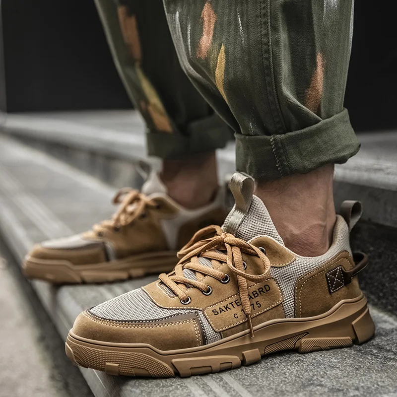 

Men Casual Sneakers Lightweight Low Top Mens Shoes Lace Up Comfortable Male Footwear Tenis Masculino