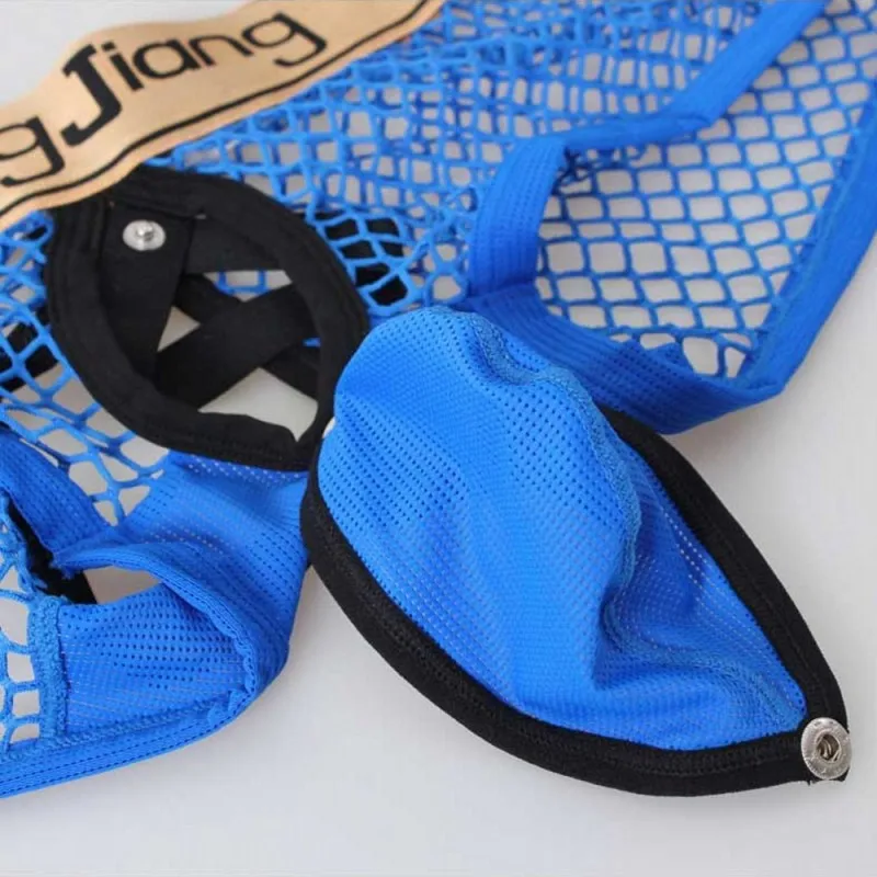 Гей Трусы с открытой промежностью Эротическое белье Lenceria шорты боксеры сетчатые