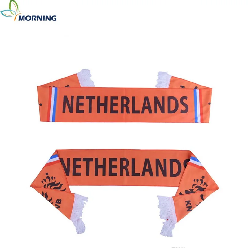 Утро на заказ Национальный Флаг Кубка мира Футбол футбол Вязание без шарфа | Дом и