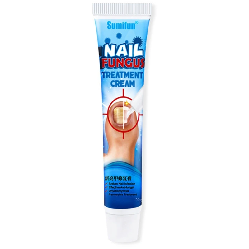 

K0AE 20g Chinese Herbal Toe Nail Fungus Treatment Cream Onychomycosis Paronychia Antibacterial Anti Fungal Infection Repair