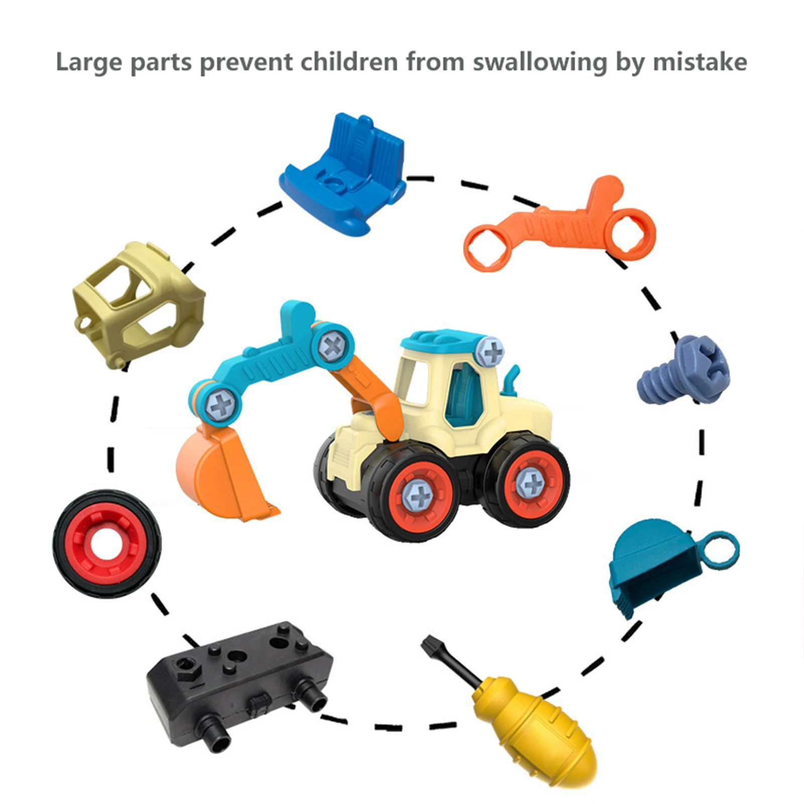 DIY разборка разгрузка инженерный грузовик игрушка экскаватор модель головоломка