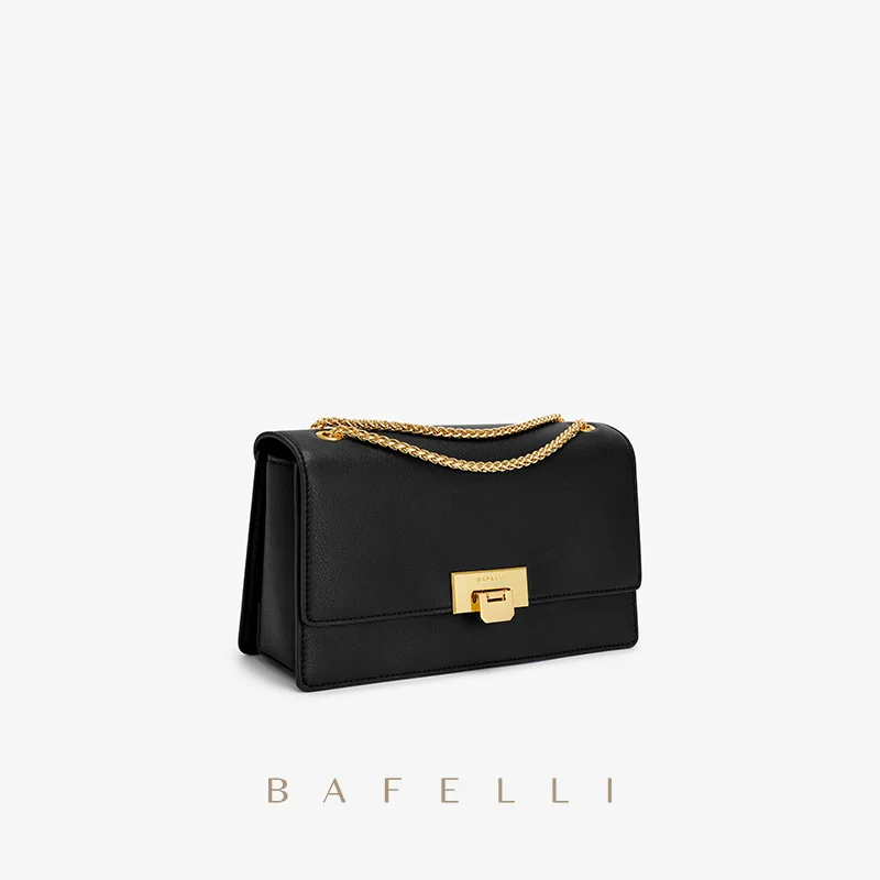 bafelli handbag womens 2022 new fashion shoulder all matching minimalist chain bag purse casual versatile stylish luxury brand free global shipping