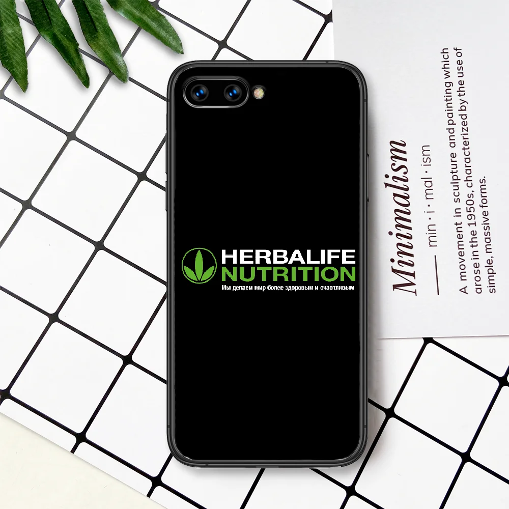 

Herbalifes Phone Case For Huawei Honor 6A 7A 7C 8 8A 8X 9 9X 10 10i 20 Lite Pro Play black Bumper Pretty Etui Trend Cell Fashion