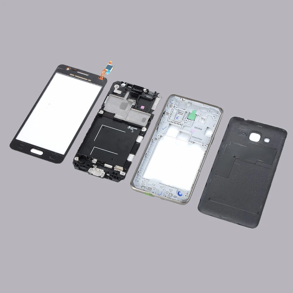 Корпус для Samsung Galaxy Grand Prime G531 G531H G531F сенсорный ЖК экран + передняя рамка средняя