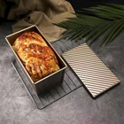 Новая кухонная подставка для тостов с крышкой, антипригарная сковорода из углеродистой стали для хлеба, торта, кондитерских изделий, сделай сам, домашняя выпечка, инструменты для готовки тостов