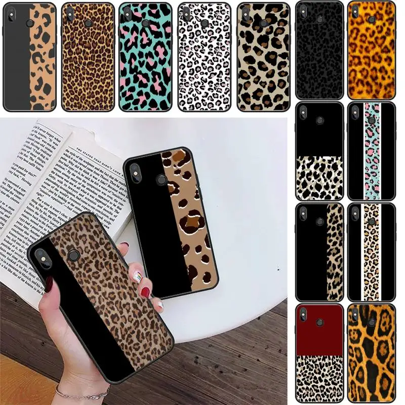 

Leopard Print Phone Cases For Xiaomi Redmi Note7 Pro Note8 Pro 8T Note9 9S Redmi8 8A Note10 Pro 9C X3