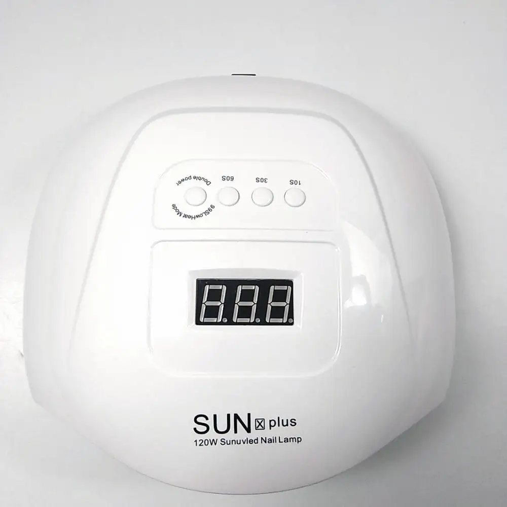 Лампа SUNX Plus УФ/LED для сушки ногтей 120 Вт с таймером на 10/30/60/99 секунд | Красота и