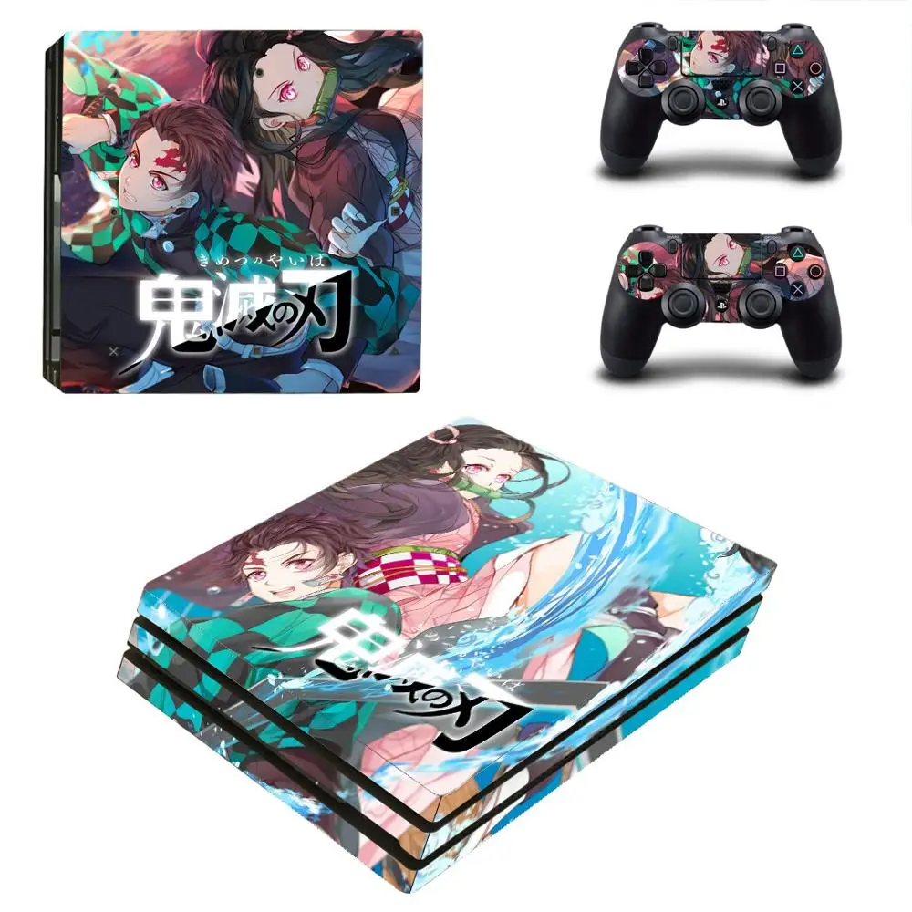 PS4 Pro наклейка s Demon Slayer: Kimetsu no Yaiba PS 4 Виниловая для консоли и контроллера playstation |