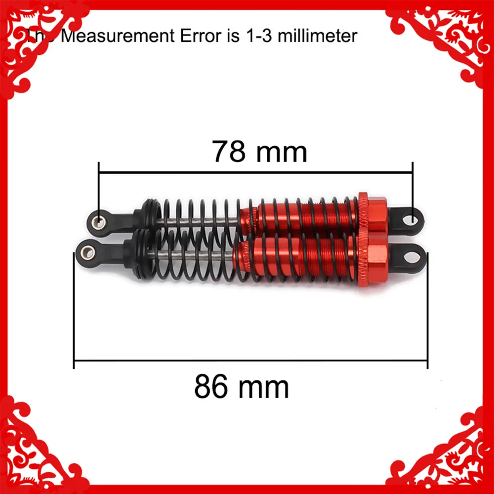 Алюминиевый Масляный Регулируемый Тип 86 мм амортизатор для радиоуправляемого