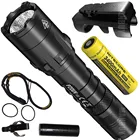 Тактический фонарик nitecore P20UV V2, 1000 люмен, 320 мВт, УФ луч, CREE XP-L2, V6, светодиодный, с аккумулятором 18650, для охоты, кемпинга