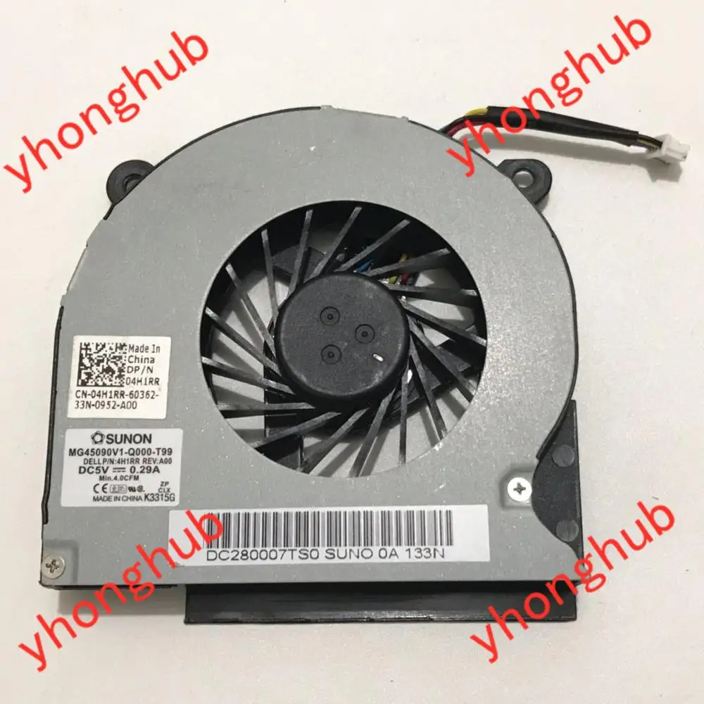 SUNON MG45090V1 Q000 T99 DC280007TS0 4H1RR DC 5V 0.29A 4 проводной Сервер вентилятор охлаждения