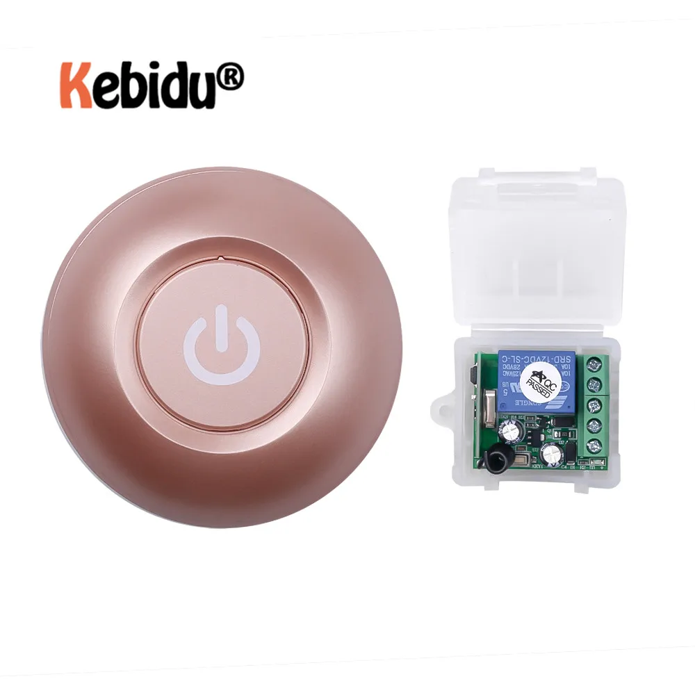 Kebidumei 433 МГц Умный дом беспроводной выключатель света с дистанционным