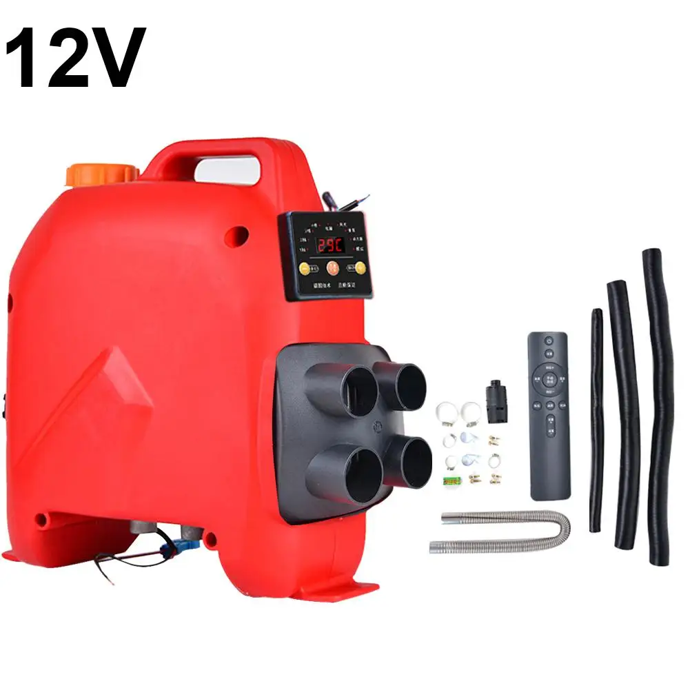 12V four holes 24 В/12 в 5 кВт автомобильный стояночный обогреватель, воздушный обогреватель, автомобильный обогреватель, Универсальный Автомобильный Подогреватель для RV, дом на колесах, трейлер, грузовики, лодки, обогреватель - Название цвета: 12V four holes