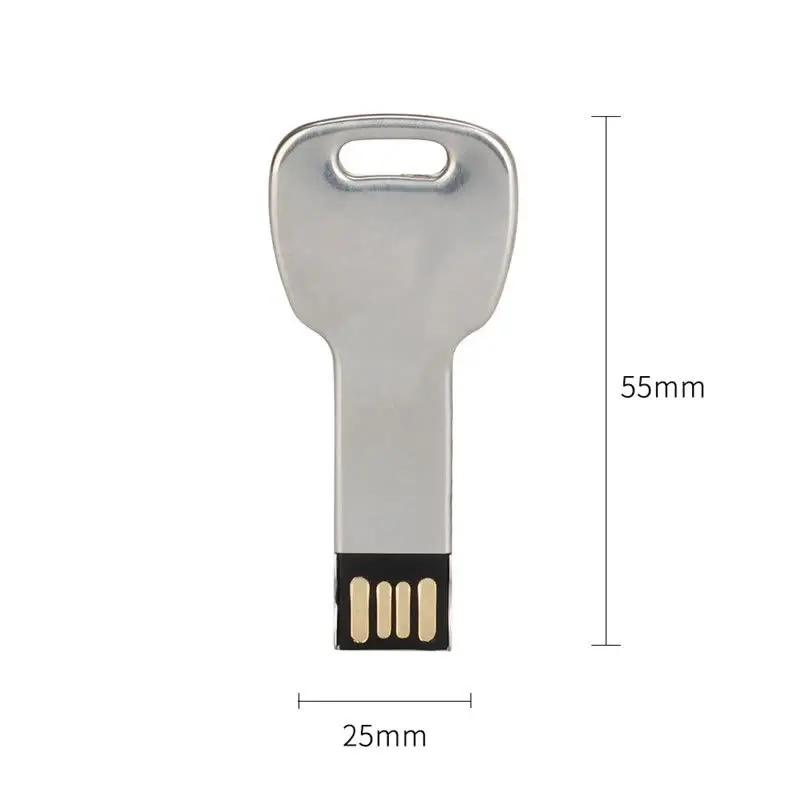USB флеш-накопитель 32 ГБ в форме ключа, usb накопитель 2,0 128 Гб 64 ГБ, металлический золотой флеш-накопитель 16 ГБ, карта памяти 8 ГБ 4 ГБ, бесплатный логотип на заказ