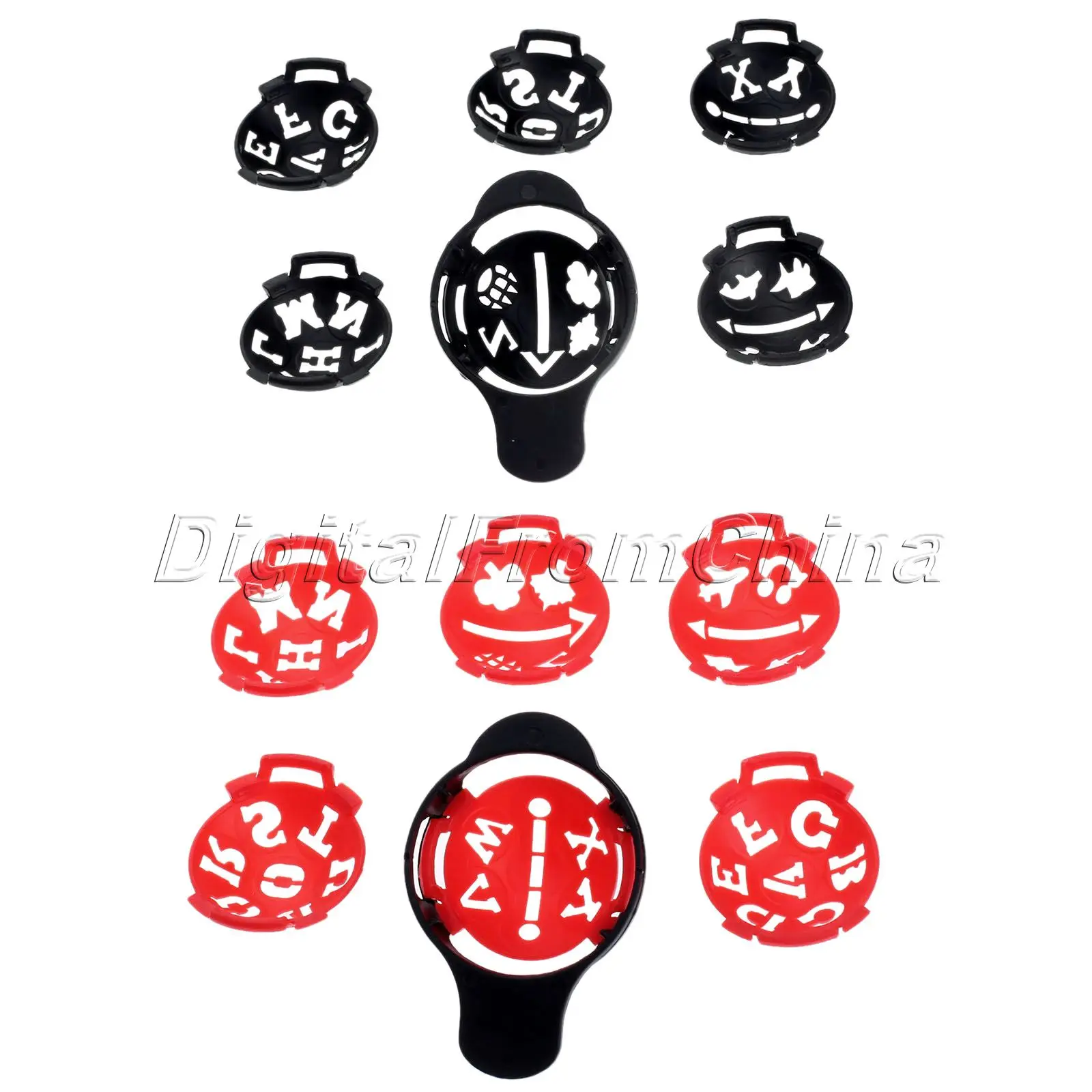 1 комплект Пластик мяч для гольфа линия шаблон маркера лайнера качели положить