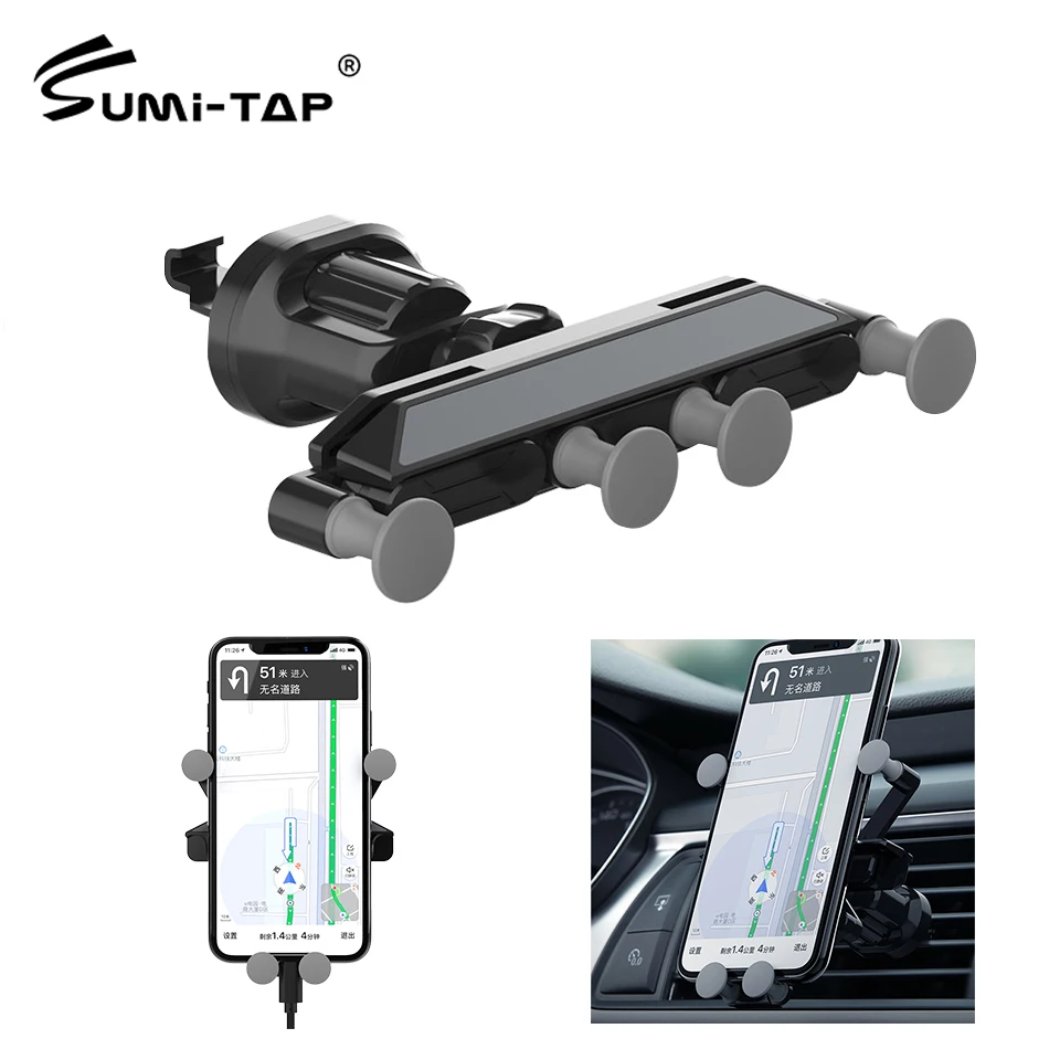 Sumi-tap Автомобильный держатель для телефона с гравитационной подставкой