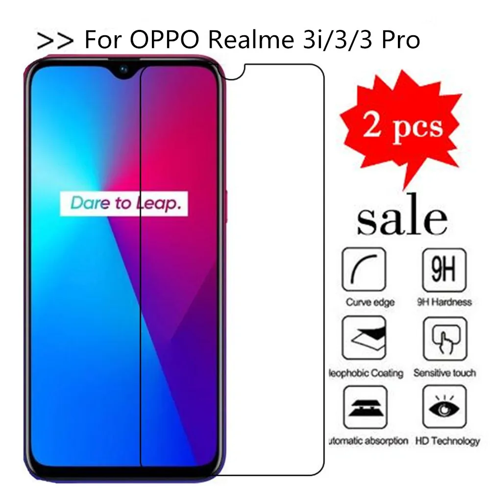 Закаленное стекло для OPPO Realme 3 Pro протектор экрана Премиум Защитная пленка