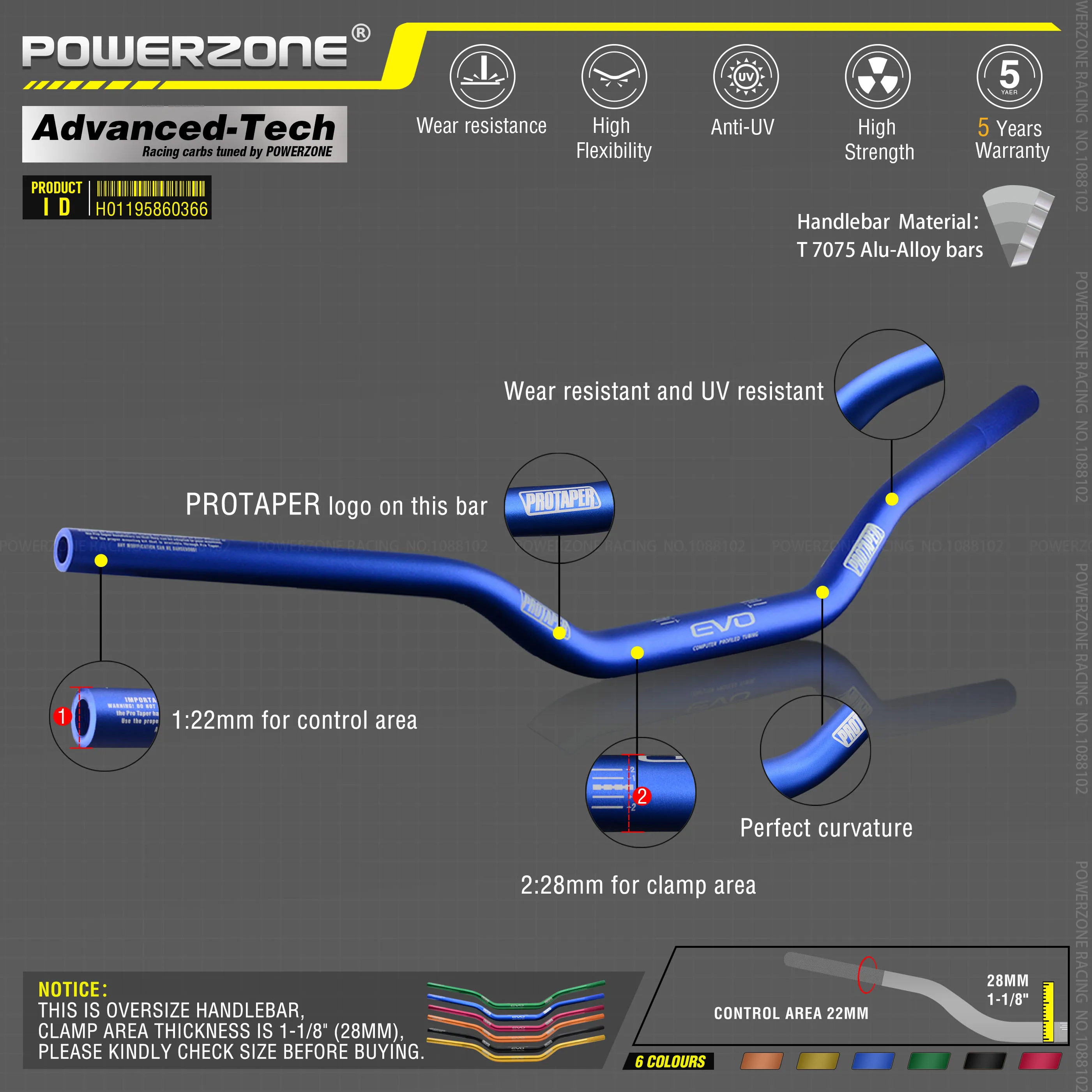 Серый алюминиевый руль 28 мм 1 1/8 дюйма для moto rcycle MX CR CRF mrxr YZ YZF WR WRF DR DRX RM RMZ EX 85 125 200 250