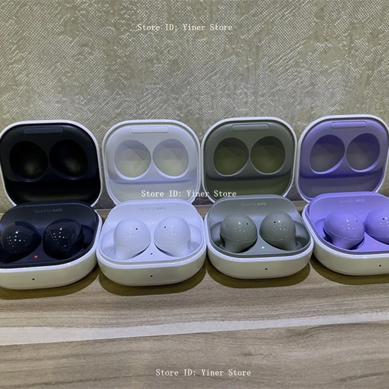 

Samsung Galaxy Buds2 Wireless Bluetooth Earphones Purple In-Ear Earplugs Headsets with a Microphone