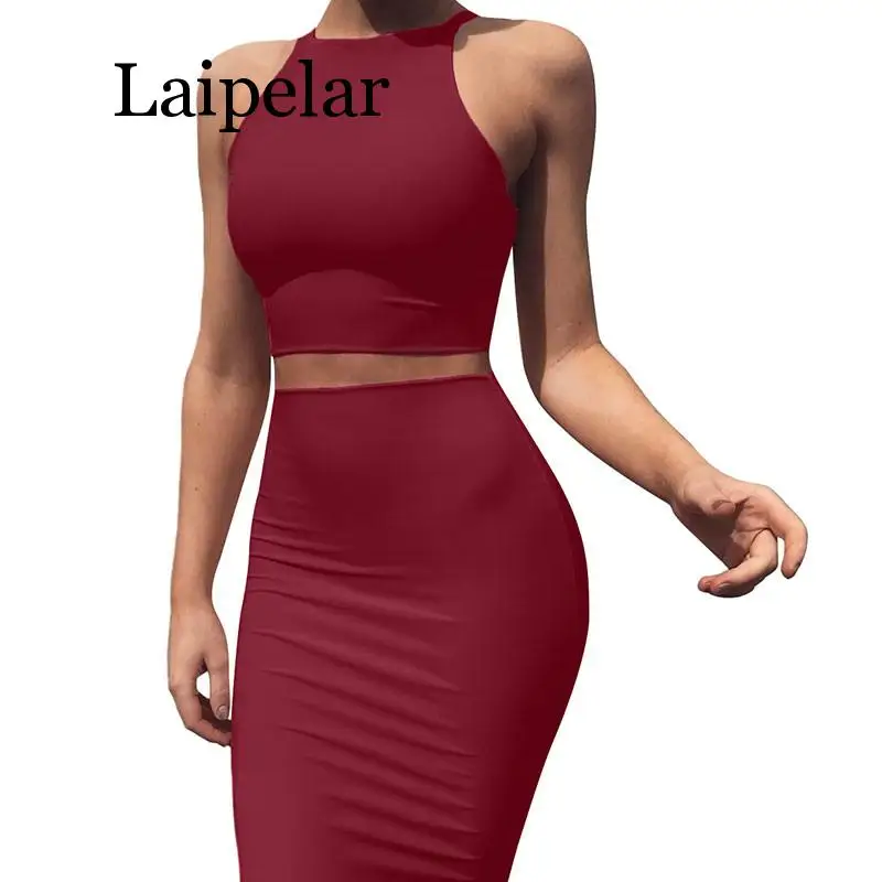 Сексуальное облегающее платье без рукавов с круглым вырезом для ночного клуба