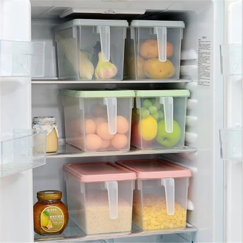 Кухня прозрачный полипропиленовая коробка для хранения зерна контейнер фасоли