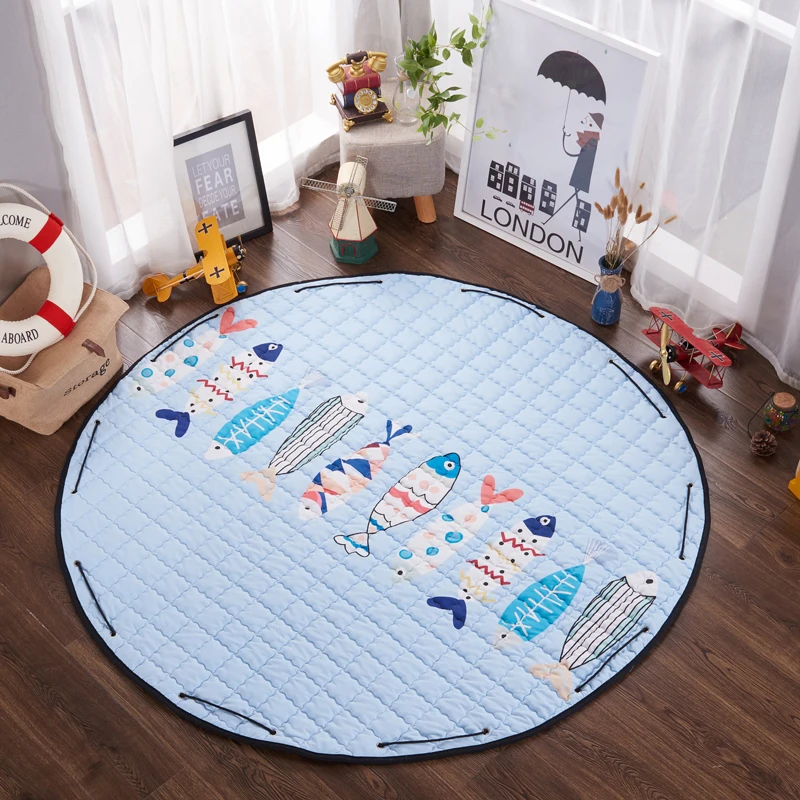 Новинка! 2020 многофункциональные Мультяшные игровые коврики с рисунком рыбы