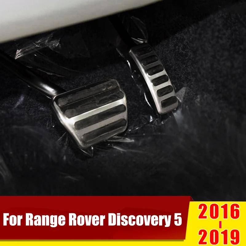 

For Land Rover Range Rover Sport Discovery L405 L494 L462 AT Car Accelerator Pedal Brake Pedals Cover Case Pad Trim Accessories