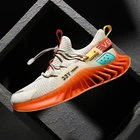 Мужские кроссовки с амортизирующей подошвой, летние модные дизайнерские повседневные кроссовки для взрослых, обувь для бега, 2021