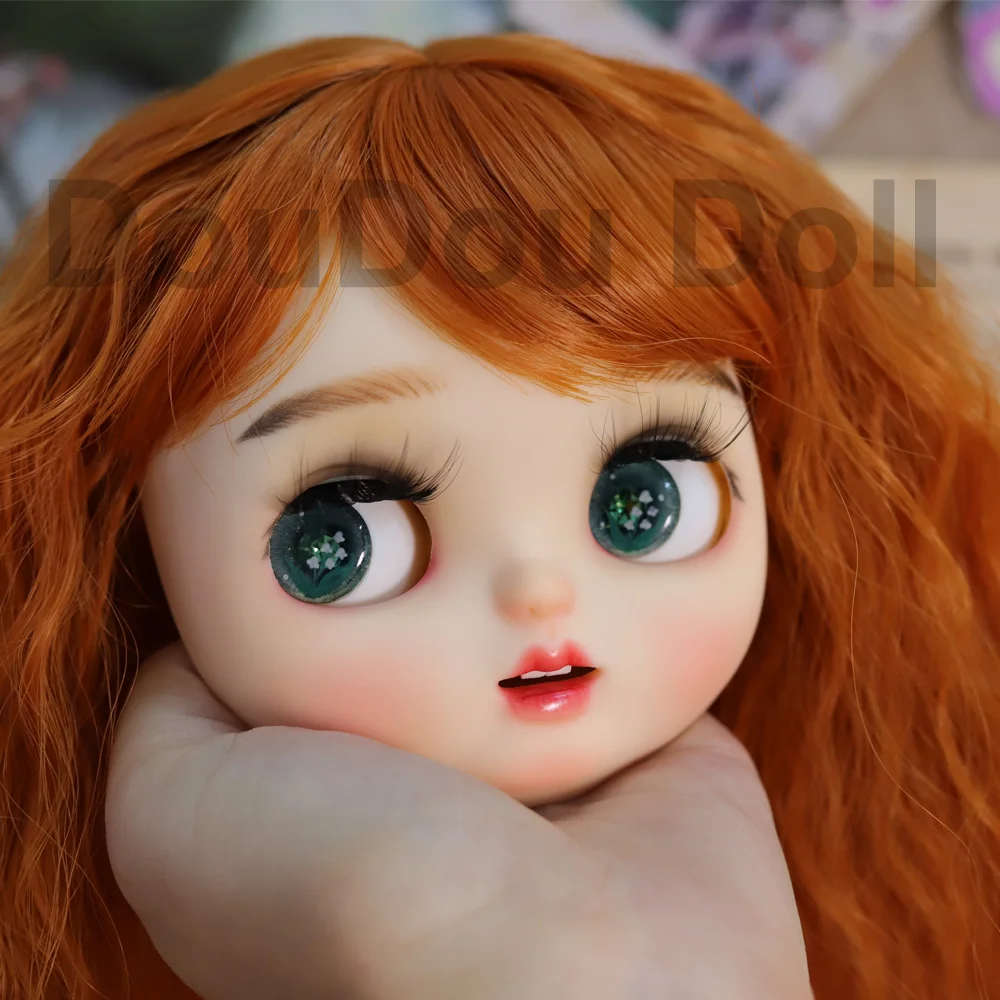 

Blyth Кукольное лицо пластина для самостоятельного макияжа blyth, включая заднюю пластину, индивидуальная кукла, Обнаженная, черная кожа, милое ...