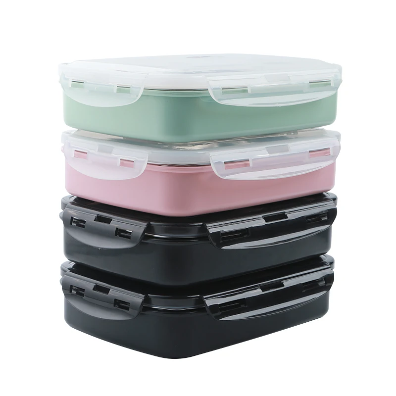 Домашний Портативный Ланч бокс для детей и школьников 304 металлический Бенто