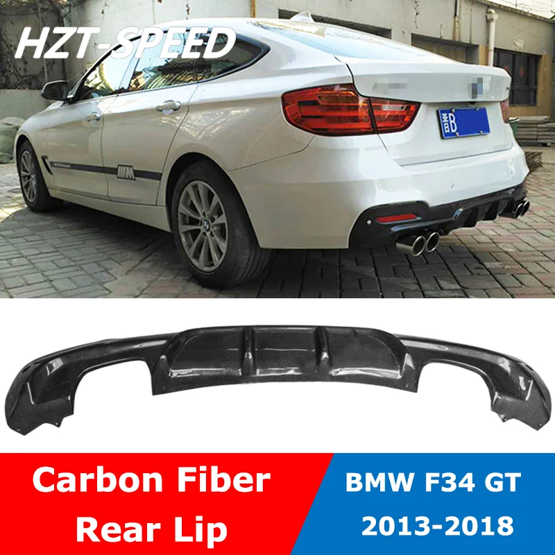Автомобильный двухсторонний 4 спойлер F34 320i из углеродного волокна для переднего