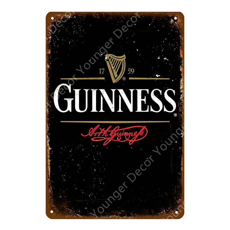 My goodth My Guinness металлическая живопись винтажные наклейки Бар Паб декоративная табличка домашний декор реклама пива оловянный знак YI-056 - Цвет: YD4148EI