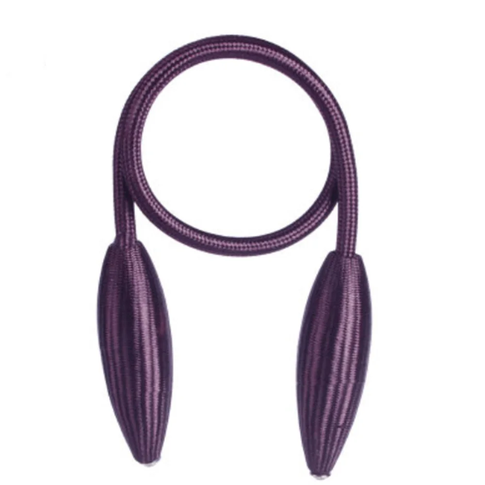 purple 1 шт. пряжки для занавесок, современный ремень для занавесок, веревка для спальни, гостиной, занавески, подхваты, декоративные аксессуары, сменная форма - Цвет: purple