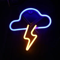 ornament wedding bar wall home decor led party neon light bedroom childrens room cute luminous christmas cloud sign