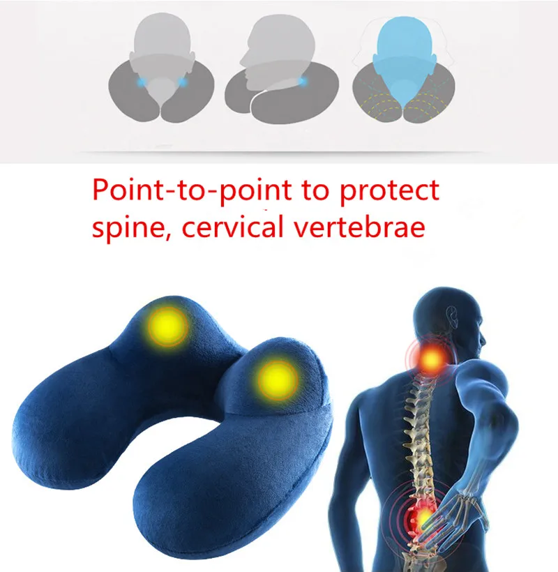 подушка для путешествий подушки шеи надувная в машину сна дорожная падушки под