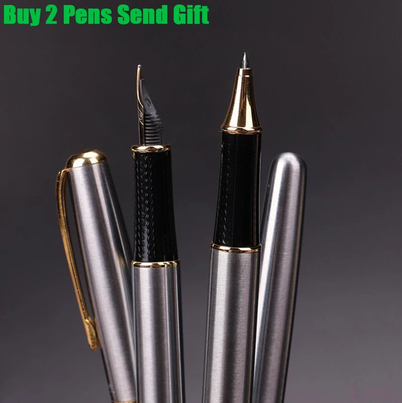 

Free Shipping New Arrival Brand Sonnet Fountain Pen High Quality Business Gift Metal Clip Pen 2804 Buy 2 Pens Send Gift