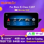 Android 10 8 Core 4 + 64G авто dvd Радио мультимедийный плеер GPS навигация для Ben z E klase Coupe 10-12 экран W207 A207 C2