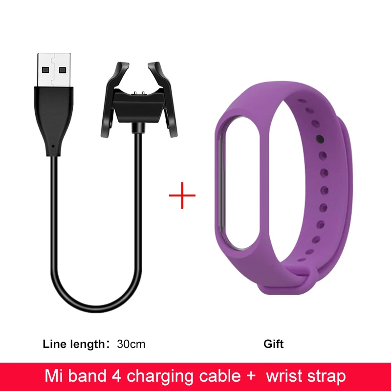 Зеленый IONCT USB зарядное устройство для Xiaomi mi Band 4 зарядное устройство Сменный адаптер кабель зажим аксессуары mi Band 4 зарядная кабельная линия зарядка - Цвет: Зеленый