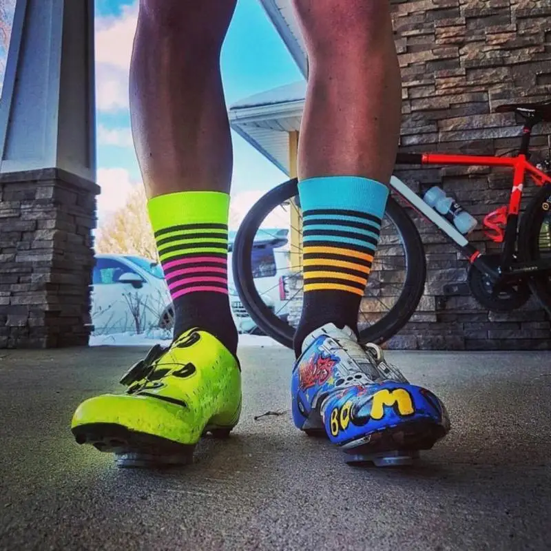 Носки спортивные дышащие компрессионные для мужчин и женщин удобные езды на