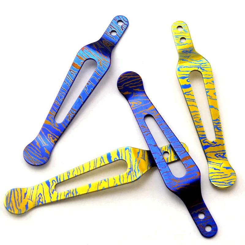 

1pc Hind XM-18 / ZT 0055 Tc4 Titanium Pocket Knife Clip Belt