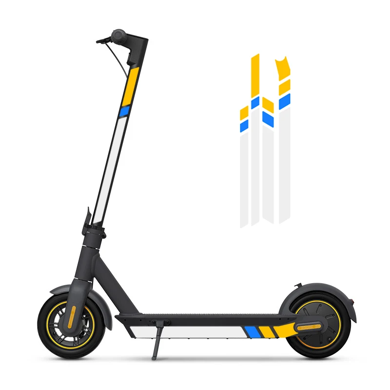 F Электрический скутер Светоотражающая наклейка для ninebot MaxG30 самокат индивидуальная наклейка украшение для скутера - Цвет: F