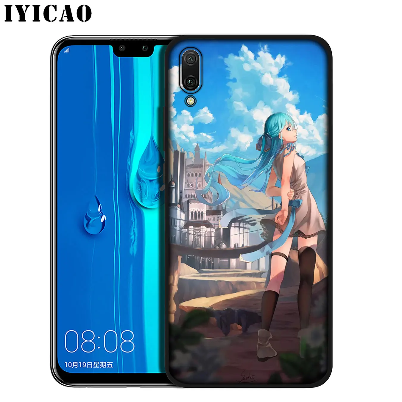 IYICAO Hatsune Miku аниме девушка Vocaloid Мягкий силиконовый чехол для телефона Huawei Mate 30 20 10